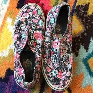 floral vans